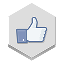 Facebook Like Icon 128x128 png